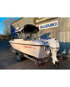 Angelboot Sandström 560 MC inkl. 60PS und 1.300kg Trailer Neuboot