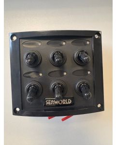 Seaworld Schalterpanel 6 Schalter 12V Neu