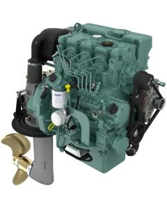 Volvo Penta D2-75 (75PS) mit Saildrive 150S Neumotor