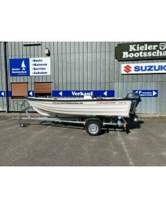 Sandström Basic 460 S inkl. Yamaha F15CEPL und TPV 750kg Trailer LAGERBOOT