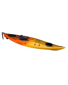 Kajak 1er Point 65 XO11 GTE Orange/Gelb mit Steueranlage & Skeg