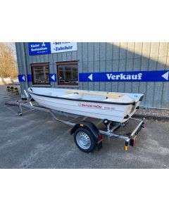 Sandström Basic 380 R inkl. Brenderup 600kg Trailer LAGERBOOT