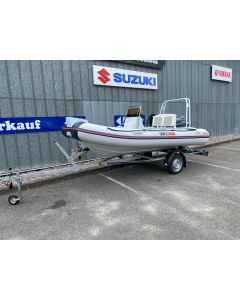 YAM 380 TAf inkl. Yamaha F25GETL und Brenderup 600kg Trailer VORFÜHRBOOT SOFORT VERFÜGBAR