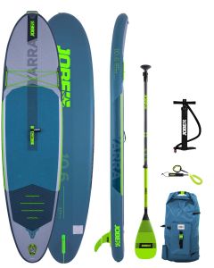 SUP Stand Up Paddel Jobe  Yarra 10.6 Aufblasbares SUP Board Paket Stahlblau