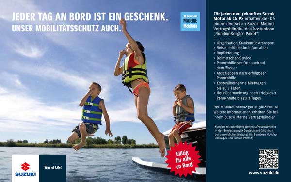 Der SUZUKI Marine Mobilitätsschutz