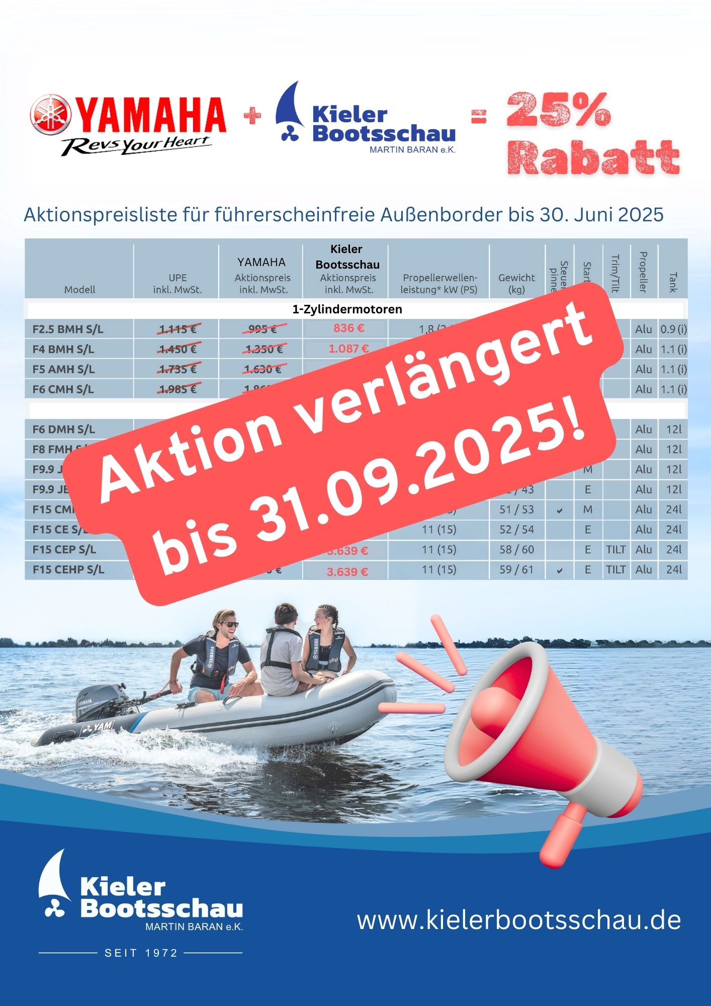 Wir verlängern den Wassersport-Sommer!