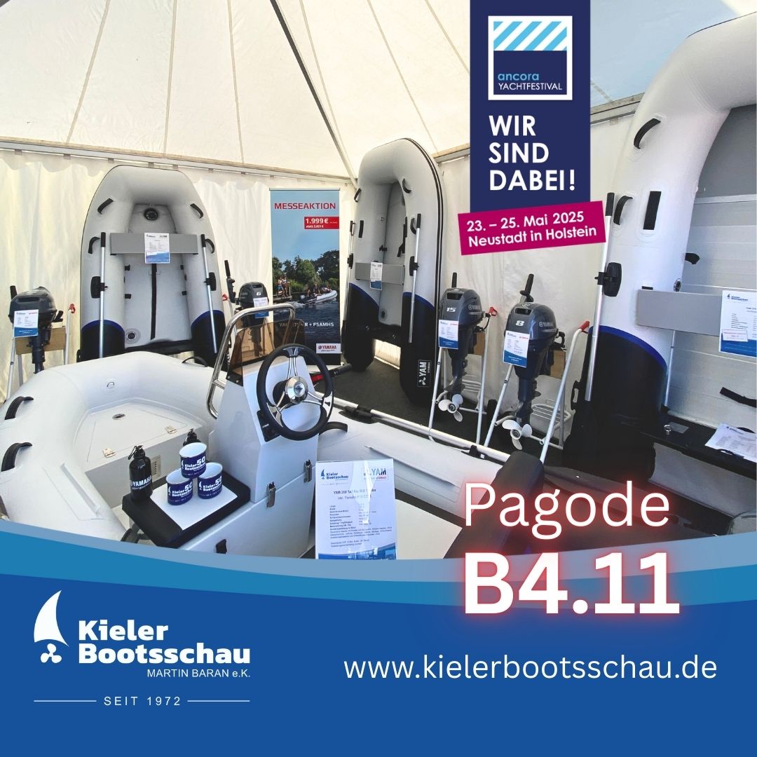 Wir sind auf dem ANCORA Yachtfestival in Neustadt!