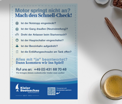 Außenborder springt nicht an? Erstmal checken!