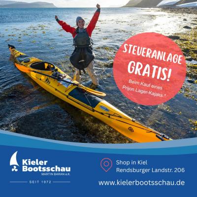 Saison-Endspurt: Jetzt Prijon Kajaks sichern – mit Gratis-Steueranlage!