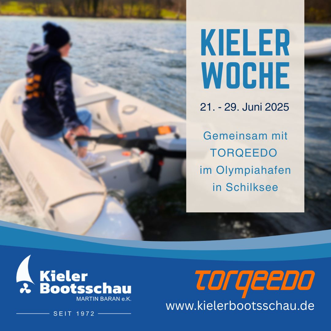 Mit TORQEEDO auf der Kieler Woche 2025!